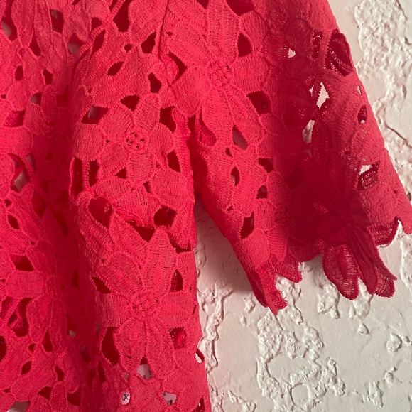 ASTR the Label Floral Eyelet Crop Top - XS - Picture 3 of 5